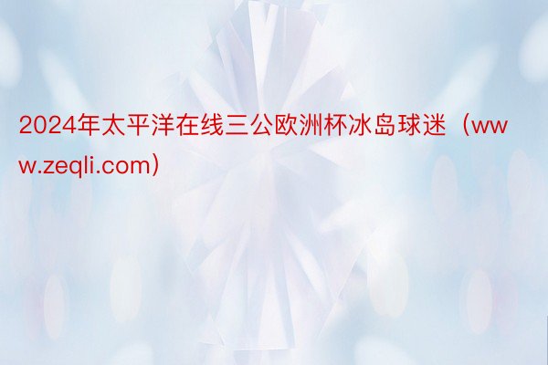 2024年太平洋在线三公欧洲杯冰岛球迷（www.zeqli.com）